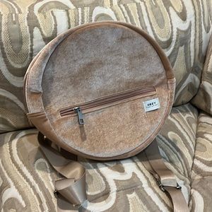 Obey cream circle backpack